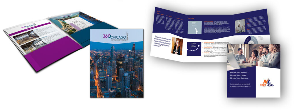 Print brochures & folders done by What A Great Website.